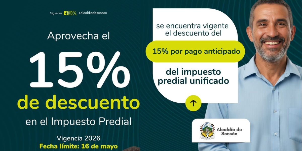 ¡Ahorra en grande! 15% de descuento en tu Impuesto Predial 2026